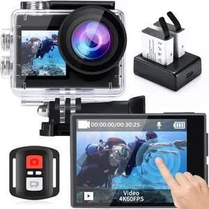 20MP 5X Zoom Waterproof Action Camera, 4K EIS WiFi Remote Control | 4K Ultra HD Video, EIS Stabilization, Waterproof 98FT, Dual Batteries, WiFi Remote Snorkeling, Cycling, Travel Vlogs 20MP 5X Zoom Waterproof Action Camera, 4K EIS WiFi Remote Control | 4K Ultra HD Video, EIS Stabilization, Waterproof 98FT, Dual Batteries, WiFi Remote Snorkeling, Cycling, Travel Vlogs