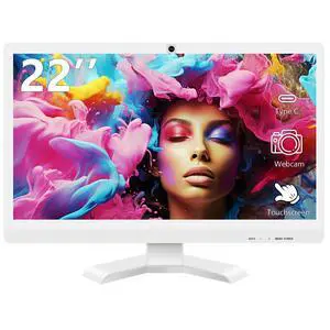 22 inch Touch Screen Monitor with Webcam FHD 1920x1080P Computer Monitor FreeSync HDR HDMI Ports Eye Care Frameless VESA Mount 22 inch Touch Screen Monitor with Webcam FHD 1920x1080P Computer Monitor FreeSync HDR HDMI Ports Eye Care Frameless VESA Mount