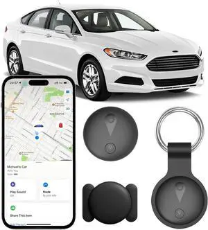 Undetectable GPS Tracker for Vehicles - Real-Time Tracking Device | No Monthly Fee/No SIM Card, Works with iOS Find My | Mini Hidden Magnetic GPS Locator, Ultra-Slim, IP68 Waterproof, Reliable Undetectable GPS Tracker for Vehicles - Real-Time Tracking Device | No Monthly Fee/No SIM Card, Works with iOS Find My | Mini Hidden Magnetic GPS Locator, Ultra-Slim, IP68 Waterproof, Reliable