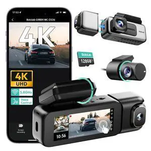 G980H 3CH 3 Channel 360° Dash Cam, 128GB SD Card | 4K Front & 2 * 1080P Dash Cameras | 5.8G WiFi/GPS/Voice Control | 24/7 Parking Mode | 3.18" IPS Touchscreen G980H 3CH 3 Channel 360° Dash Cam, 128GB SD Card | 4K Front & 2 * 1080P Dash Cameras | 5.8G WiFi/GPS/Voice Control | 24/7 Parking Mode | 3.18" IPS Touchscreen