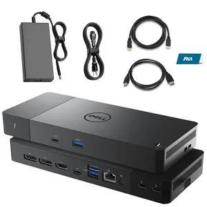 WD22TB4 Dell Thunderbolt 4 Docking Station, USB-C/USB-A Dock WD22TB4, 180W Power Adapter, with HDMI and DP Cable, Support Dual/Triple Monitor & 4K Displays, New WD22TB4 Dell Thunderbolt 4 Docking Station, USB-C/USB-A Dock WD22TB4, 180W Power Adapter, with HDMI and DP Cable, Support Dual/Triple Monitor & 4K Displays, New