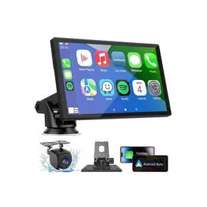 Carplay Screen for Car, 7'' Wireless CarPlay & Android Auto- Upgrade Portable Touchscreen with Bluetooth, Mirror Link, Voice Control, Hands-Free Calling Car Play Screen Stereo for All Vehicles Carplay Screen for Car, 7'' Wireless CarPlay & Android Auto- Upgrade Portable Touchscreen with Bluetooth, Mirror Link, Voice Control, Hands-Free Calling Car Play Screen Stereo for All Vehicles
