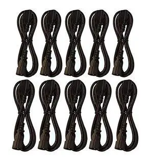 Pack of (10) 6' Foot IEC 320 NEMA C13 C14 10A 18AWG AC Power Cord PDU to CPU Pack of (10) 6' Foot IEC 320 NEMA C13 C14 10A 18AWG AC Power Cord PDU to CPU