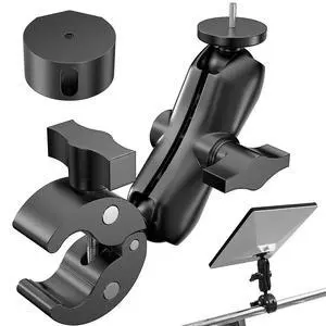 2026/2025 Starlink Mini Clamp Mount, Star Link Mini Pipe Mount with 2025 Pipe Adapter, Aluminum Alloy Adjustable Mounting for Camper, RV Ladder, Pole, Yacht, Guardrails (1/4"-20 Thread) 2026/2025 Starlink Mini Clamp Mount, Star Link Mini Pipe Mount with 2025 Pipe Adapter, Aluminum Alloy Adjustable Mounting for Camper, RV Ladder, Pole, Yacht, Guardrails (1/4"-20 Thread)