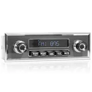 Retro Bluetooth Car Radio Receiver: Single Din Vintage Stereo for Retro Car | AM FM USB AUX Preset EQ Subwoofer Output 300W Retro Bluetooth Car Radio Receiver: Single Din Vintage Stereo for Retro Car | AM FM USB AUX Preset EQ Subwoofer Output 300W