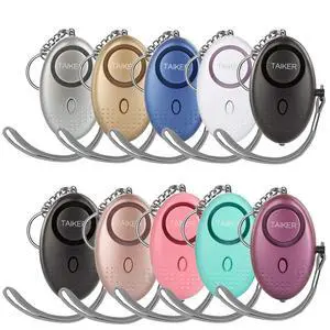 Personal Alarm for Women, 10Pcs 140dB Self Defense Keychain LED Light | Personal Safety Alarm with LED Light Panic Button for Women Kids and Elders (Colorful) Personal Alarm for Women, 10Pcs 140dB Self Defense Keychain LED Light | Personal Safety Alarm with LED Light Panic Button for Women Kids and Elders (Colorful)