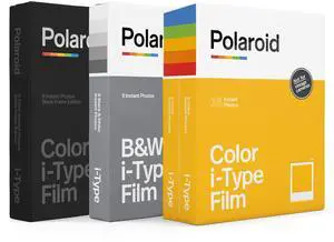 I-Type Film Variety Pack - I-Type Color, B&W, Black Frame (32 Photos) (6182) I-Type Film Variety Pack - I-Type Color, B&W, Black Frame (32 Photos) (6182)