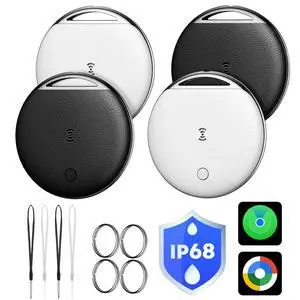 Air Tags for Android, Air Tags-4 Pack Work Compatible with Apple Find My & Google's Find Hub, Smart Tag Item Finders IP68 Waterproof Replaceable Battery for Wallet, Luggage, Backpack, Keys (2026 New) Air Tags for Android, Air Tags-4 Pack Work Compatible with Apple Find My & Google's Find Hub, Smart Tag Item Finders IP68 Waterproof Replaceable Battery for Wallet, Luggage, Backpack, Keys (2026 New)