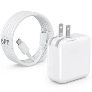 Mac Book Air Charger, 30W USB C Charger for MacBook Air 15 13 Inch M5 M4 M3 M2 M1, Fast Charging Block Plug USB C Power Adapter & 6FT USBC Cable for MacBook Neo, iPhone 17/16/15 Pro,iPad Pro/Air/Mini Mac Book Air Charger, 30W USB C Charger for MacBook Air 15 13 Inch M5 M4 M3 M2 M1, Fast Charging Block Plug USB C Power Adapter & 6FT USBC Cable for MacBook Neo, iPhone 17/16/15 Pro,iPad Pro/Air/Mini