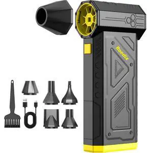 Compressed Air Duster,420 mins Runtime,Replace Canned Air to Clean Computer | 7800mAh,150000RPM,150g wind force,45M/S wind speed,comes with LED light.Portable air blower for computer, keyboard clean Compressed Air Duster,420 mins Runtime,Replace Canned Air to Clean Computer | 7800mAh,150000RPM,150g wind force,45M/S wind speed,comes with LED light.Portable air blower for computer, keyboard clean