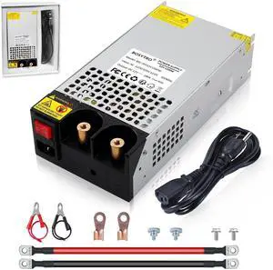 AC to DC Converter 12V Power Supply 1200W Max 100A SMPS 110v to 12v Converter Switching Power Supply Transformer for Car Radio/Stereos, RV, 3D Printer, Led Strip, Motor Pump, CCTV AC to DC Converter 12V Power Supply 1200W Max 100A SMPS 110v to 12v Converter Switching Power Supply Transformer for Car Radio/Stereos, RV, 3D Printer, Led Strip, Motor Pump, CCTV