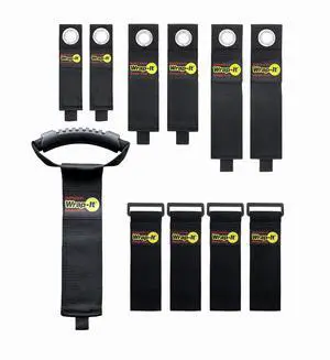 Garage Organization Value Pack | Assorted Storage Straps for Cord and Hose Storage Garage Organization Value Pack | Assorted Storage Straps for Cord and Hose Storage