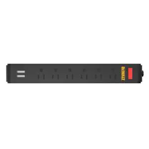 Magnetic Power Strip with 6 Power Outlets, Workshop Storage System Compatible (DWST82693) Magnetic Power Strip with 6 Power Outlets, Workshop Storage System Compatible (DWST82693)
