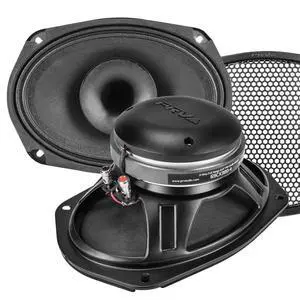 6x9 Coaxial Car Audio Speaker 2X 69CX380-4 Loudspeaker with Built-in Tweeter Driver and Grill Included 380 Watts 4 Ohm (2 Speakers) Bundle 6x9 Coaxial Car Audio Speaker 2X 69CX380-4 Loudspeaker with Built-in Tweeter Driver and Grill Included 380 Watts 4 Ohm (2 Speakers) Bundle