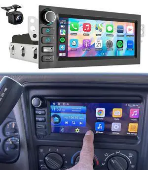Car Stereo Radio GPS Navi for Chevy GMC Tahoe Yukon Suburban Silverado Avalanche Sierra S10 Blazer Jimmy Sonoma Astro 1995-2005 /Cadillac Escalade1999-2002 WiFi Carplay Android Auto Backup Camera Car Stereo Radio GPS Navi for Chevy GMC Tahoe Yukon Suburban Silverado Avalanche Sierra S10 Blazer Jimmy Sonoma Astro 1995-2005 /Cadillac Escalade1999-2002 WiFi Carplay Android Auto Backup Camera