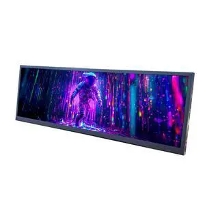 12.7'' 2880x864 2K Stretched Bar LCD PC Case Screen | with USB-C/Mini H/D Video Input,As Secondary Display for PC/Computer/Laptop CPU GPU Data Monitoring 12.7'' 2880x864 2K Stretched Bar LCD PC Case Screen | with USB-C/Mini H/D Video Input,As Secondary Display for PC/Computer/Laptop CPU GPU Data Monitoring