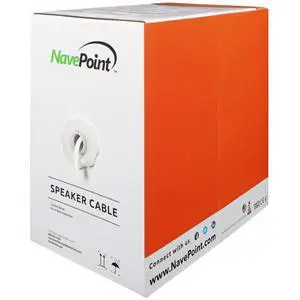 500ft in Wall Audio Speaker Cable Wire CL2 16/4 AWG Gauge 4 Conductor Bulk White 500ft in Wall Audio Speaker Cable Wire CL2 16/4 AWG Gauge 4 Conductor Bulk White