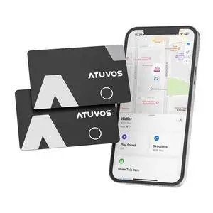 Wallet Tracker Card Ultra-Thin 1.6mm, Smart Air Tag Bluetooth Tracker Works with Apple Find My (iOS Only), Item Finder Tag for Luggage, Passports, 3-Year Battery Life, IP67 Waterproof, 2 Pack Wallet Tracker Card Ultra-Thin 1.6mm, Smart Air Tag Bluetooth Tracker Works with Apple Find My (iOS Only), Item Finder Tag for Luggage, Passports, 3-Year Battery Life, IP67 Waterproof, 2 Pack