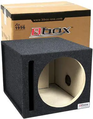 Bbox 12SVSC Single Vented 12 Inch Subwoofer Box - Premium Subwoofer Box Improves Audio Quality, Sound & Bass - Car Subwoofer Boxes & Enclosures with Nickel Finish Terminals Bbox 12SVSC Single Vented 12 Inch Subwoofer Box - Premium Subwoofer Box Improves Audio Quality, Sound & Bass - Car Subwoofer Boxes & Enclosures with Nickel Finish Terminals