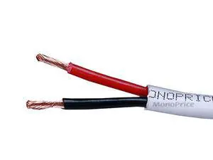 103844 250ft 12AWG CL2 Rated 2-Conductor Loud Speaker Cable (for In-Wall Installation), White 103844 250ft 12AWG CL2 Rated 2-Conductor Loud Speaker Cable (for In-Wall Installation), White
