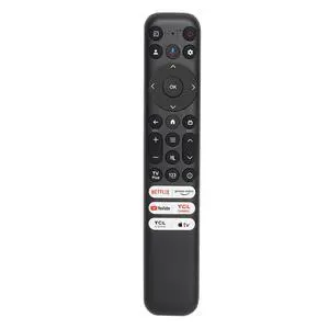 RC813 Voice Remote Control, for TCL Google TV Remote Control, Comes with 6 Shortcut Keys. Compatible with TCL 4k QLED/UHD/QD-Mini Series Smart TVS RC813 Voice Remote Control, for TCL Google TV Remote Control, Comes with 6 Shortcut Keys. Compatible with TCL 4k QLED/UHD/QD-Mini Series Smart TVS