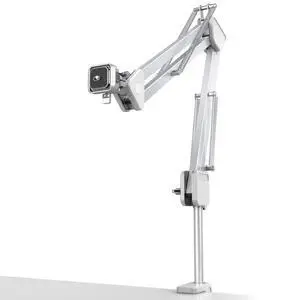 TH04 Overhead Camera Mount with Magic Arm and 1/4" Ball Head, 360° Rotatable Camera Desk Mount, Desk Tripod with Uka Quick Release Setup for DSLR Cameras/Webcam/iPhone/Ring Light/Microphone TH04 Overhead Camera Mount with Magic Arm and 1/4" Ball Head, 360° Rotatable Camera Desk Mount, Desk Tripod with Uka Quick Release Setup for DSLR Cameras/Webcam/iPhone/Ring Light/Microphone