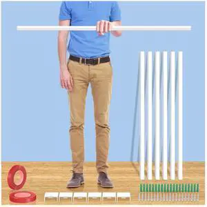 Extra-Long Paintable Cord Cover Hider for Wall TV - 6X 39.4in TTL 236in Extra-Long Paintable Cord Cover Hider for Wall TV - 6X 39.4in TTL 236in