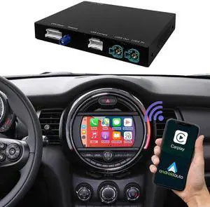 Wireless CarPlay Interface Decoder for BMW Mini NBT | For BMW Mini Cooper One Hatch Clubman F55 F56 F54 F57 with NBT (2014-2018), Wireless Carplay, Android Auto, MirrorLink Wireless CarPlay Interface Decoder for BMW Mini NBT | For BMW Mini Cooper One Hatch Clubman F55 F56 F54 F57 with NBT (2014-2018), Wireless Carplay, Android Auto, MirrorLink