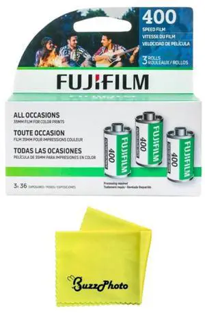 35mm Color Negative Roll Film, 400 ISO (3-Pack) 35mm Color Negative Roll Film, 400 ISO (3-Pack)