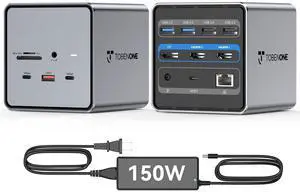 USB C Docking Station Dual/Triple Monitors with 150W Power Adapter | 2 HDMI, DP, 5 USB, Ethernet, SD/Micro SD 4.0, Fast Data Transfer, Dell/HP/Lenovo, for Stock Traders and Financial Analysts USB C Docking Station Dual/Triple Monitors with 150W Power Adapter | 2 HDMI, DP, 5 USB, Ethernet, SD/Micro SD 4.0, Fast Data Transfer, Dell/HP/Lenovo, for Stock Traders and Financial Analysts