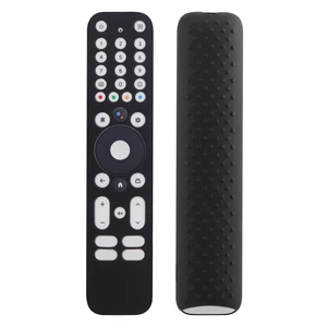 Cover for MECOOL KM2 Plus Deluxe, Homatics Box R 4K Plus, RockTek G2 GX1 Android TV Box Remote Control Case Silicone Skin Protector - Black Cover for MECOOL KM2 Plus Deluxe, Homatics Box R 4K Plus, RockTek G2 GX1 Android TV Box Remote Control Case Silicone Skin Protector - Black