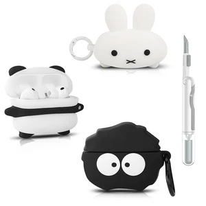 (3Pack+Cleaning Pen) Case for AirPods Pro 3rd Generation 2025 Silicone Cover Full Protection Cute Cartoon Skin Design with Cleaner Kit Multiple Combinations Case for AirPods Pro 3 (PD+RB+EF) (3Pack+Cleaning Pen) Case for AirPods Pro 3rd Generation 2025 Silicone Cover Full Protection Cute Cartoon Skin Design with Cleaner Kit Multiple Combinations Case for AirPods Pro 3 (PD+RB+EF)