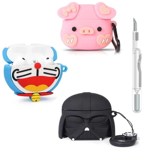 (3Pack+Cleaning Pen) Case for AirPods Pro 3rd Generation 2025 Silicone Cover Full Protection Cute Cartoon Skin Design with Cleaner Kit Multiple Combinations Case for AirPods Pro 3 (AM+PG+BS) (3Pack+Cleaning Pen) Case for AirPods Pro 3rd Generation 2025 Silicone Cover Full Protection Cute Cartoon Skin Design with Cleaner Kit Multiple Combinations Case for AirPods Pro 3 (AM+PG+BS)