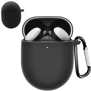 Case Compatible with Google Pixel Buds Pro 2 2024 / Google Pixel Buds Pro 2022 Case Cover, Soft Silicone Full Protective Case Skin with Anti-Lost Keychain for Girly/Men/Women, Black Case Compatible with Google Pixel Buds Pro 2 2024 / Google Pixel Buds Pro 2022 Case Cover, Soft Silicone Full Protective Case Skin with Anti-Lost Keychain for Girly/Men/Women, Black