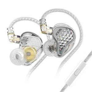 CCA LYRA Extra Bass Dynamic Diver HiFi in-Ear Headphones/Earphones/Earbuds, Detachable Wired in-Ear Monitor Headset for Audiphile Music/Game (with Mic, Transparent) CCA LYRA Extra Bass Dynamic Diver HiFi in-Ear Headphones/Earphones/Earbuds, Detachable Wired in-Ear Monitor Headset for Audiphile Music/Game (with Mic, Transparent)