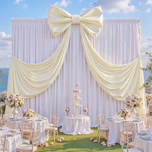 Beige Large Bows Backdrop Giant Bows Birthday Party Decorations Large Giant Bow Decor, Cream Giant Satin Bow Decoration for Wedding Baby Shower Birthday Photo Booth 24"x16" Beige Large Bows Backdrop Giant Bows Birthday Party Decorations Large Giant Bow Decor, Cream Giant Satin Bow Decoration for Wedding Baby Shower Birthday Photo Booth 24"x16"