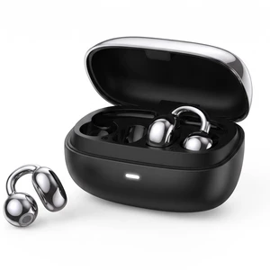 Clip-on Open Ear Bluetooth Earbuds for iPhone, 50H Playtime Touch Controls, AI Audio Calibration,Waterproof,Ideal for Gaming, Ultra Comfort Fit, Fitness, Running,Music Listening Clip-on Open Ear Bluetooth Earbuds for iPhone, 50H Playtime Touch Controls, AI Audio Calibration,Waterproof,Ideal for Gaming, Ultra Comfort Fit, Fitness, Running,Music Listening