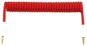 3.5mm TRRS to TRRS Spring Coiled Cable for Split Mechanical Keyboard RODE Sc7 By VIDEOMIC GO Video Micro-Type Mics Audio Cord Angle Cables (Straight trrs Coil 17CM Red) 3.5mm TRRS to TRRS Spring Coiled Cable for Split Mechanical Keyboard RODE Sc7 By VIDEOMIC GO Video Micro-Type Mics Audio Cord Angle Cables (Straight trrs Coil 17CM Red)