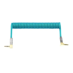 3.5mm TRRS to TRRS Spring Coiled Cable for Split Mechanical Keyboard RODE Sc7 by VIDEOMIC GO Video Micro-Type Mics Audio Cord Angle Cables (90 to 90 trrs Coil 17CM 16+Blue) 3.5mm TRRS to TRRS Spring Coiled Cable for Split Mechanical Keyboard RODE Sc7 by VIDEOMIC GO Video Micro-Type Mics Audio Cord Angle Cables (90 to 90 trrs Coil 17CM 16+Blue)