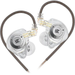 KZ EDX PRO X HiFi in-Ear Monitor Earbuds,Sports Dynamic in-Ear Headphone 0.75 Pin Cable,Powerful Bass Earphone for Audiphiles (Crystal, Without mic) KZ EDX PRO X HiFi in-Ear Monitor Earbuds,Sports Dynamic in-Ear Headphone 0.75 Pin Cable,Powerful Bass Earphone for Audiphiles (Crystal, Without mic)