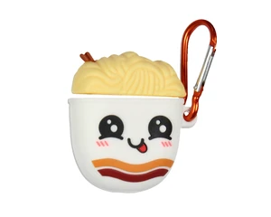Maruchan Ramen Smiling Cup of Noodles Compatible with Airpod Generation 1 and 2 Earbud Holder with Carabiner Maruchan Ramen Smiling Cup of Noodles Compatible with Airpod Generation 1 and 2 Earbud Holder with Carabiner