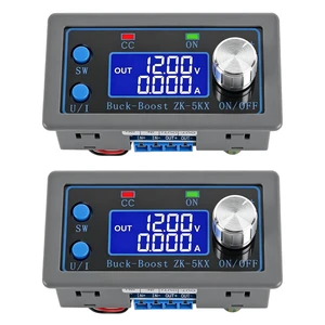 DC DC Buck Boost Power Converter CC CV 0.6-36V 5A 5V 6V 12V 24V Power Module Adjustable Voltage Regulated Laboratory Power Supply (2pcs) DC DC Buck Boost Power Converter CC CV 0.6-36V 5A 5V 6V 12V 24V Power Module Adjustable Voltage Regulated Laboratory Power Supply (2pcs)