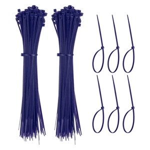 Zip Ties Plastic Cable Ties, Self-Locking Wire Zip Tie 8 Inch Fit for Home Garden Office Workshop Travel - (1000 Pack, Navy Blue) Zip Ties Plastic Cable Ties, Self-Locking Wire Zip Tie 8 Inch Fit for Home Garden Office Workshop Travel - (1000 Pack, Navy Blue)
