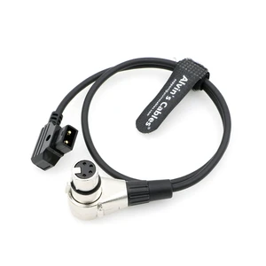 D-Tap to XLR 4 Pin Female Right Angle Power Cable for Sony Venice F5 F55, Blackmagic URSA Mini Pro, Panasonic Varicam D-Tap to XLR 4 Pin Female Right Angle Power Cable for Sony Venice F5 F55, Blackmagic URSA Mini Pro, Panasonic Varicam