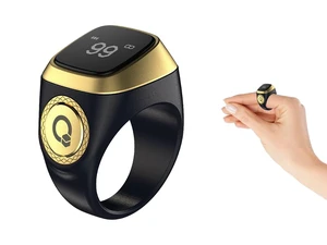 Smart Ring Counter, Smart Tasbih Zikr Ring, Muslim Islamic Prayer Smart Rings, Tasbih Counter Smart Ring, Tasbeeh Smart Counter, Digital Electronic Smart Tally Counter for Prayer(Black, 18MM) Smart Ring Counter, Smart Tasbih Zikr Ring, Muslim Islamic Prayer Smart Rings, Tasbih Counter Smart Ring, Tasbeeh Smart Counter, Digital Electronic Smart Tally Counter for Prayer(Black, 18MM)