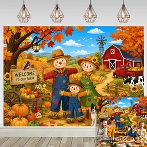 Fall Farm Backdrop 8x6ft Pumpkin Patch Harvest Party Banner Vinyl Fall Photo Backdrop Red Barn Door Scarecrow Decorations Banner Autumn Pumpkin Party Background Fall Farm Backdrop 8x6ft Pumpkin Patch Harvest Party Banner Vinyl Fall Photo Backdrop Red Barn Door Scarecrow Decorations Banner Autumn Pumpkin Party Background