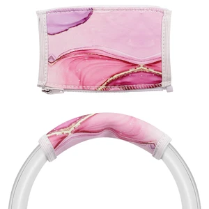NOVA Flex Fabric Headband Cover Compatible with Skullcandy Crusher Evo/Crusher ANC/Crusher ANC2, Hesh 3/ Evo/ANC and Venue Headphones, Head Cushion (Pink Marble) NOVA Flex Fabric Headband Cover Compatible with Skullcandy Crusher Evo/Crusher ANC/Crusher ANC2, Hesh 3/ Evo/ANC and Venue Headphones, Head Cushion (Pink Marble)