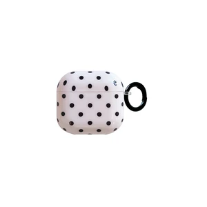 for Apple Airpods 3 Case with Keychain,Trendy Black and White Polka Dot Airpods 3rd Generation (2021) Protective Cover,Compatible with MagSafe,Gift for Girl Men Women - White Small Dots for Apple Airpods 3 Case with Keychain,Trendy Black and White Polka Dot Airpods 3rd Generation (2021) Protective Cover,Compatible with MagSafe,Gift for Girl Men Women - White Small Dots