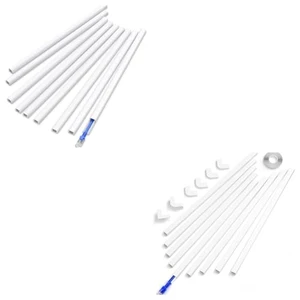 270in (XS+S Size) Bulk Cord Hider Wall, CC05&CC03 White, Wire Covers for Cords, Paintable Cable Concealer Raceway, PVC Cord Cover Cable Management System 270in (XS+S Size) Bulk Cord Hider Wall, CC05&CC03 White, Wire Covers for Cords, Paintable Cable Concealer Raceway, PVC Cord Cover Cable Management System