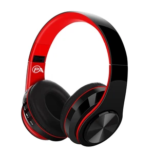 Hybrid Noise Cancelling Headphones, Wireless Bluetooth Over-Ear, Black with Color Accents, Built-in Mic, HiFi Stereo Sound, Foldable Design- Headset (Red) Hybrid Noise Cancelling Headphones, Wireless Bluetooth Over-Ear, Black with Color Accents, Built-in Mic, HiFi Stereo Sound, Foldable Design- Headset (Red)